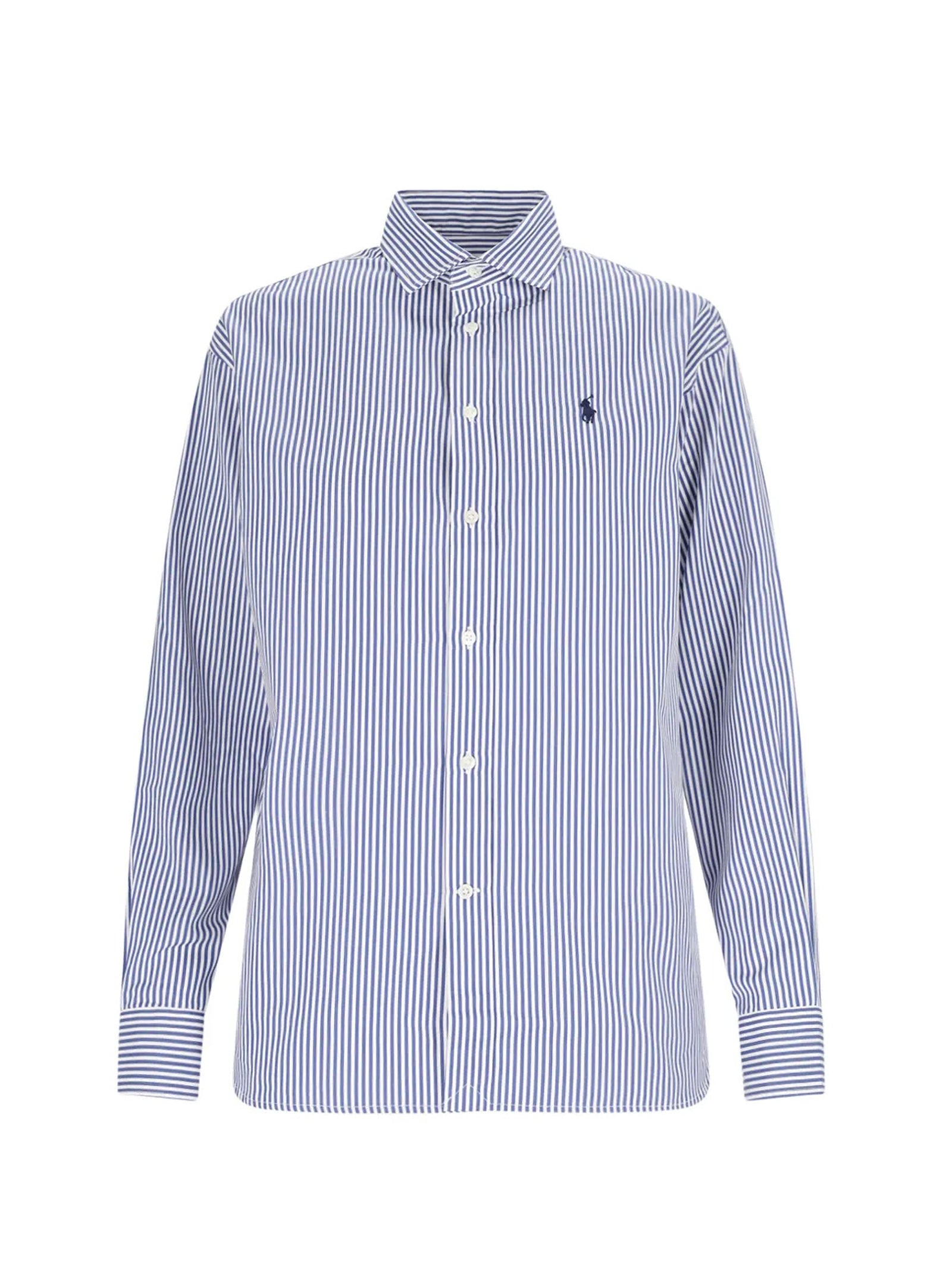 Camicia A Righe Relaxed Fit-1