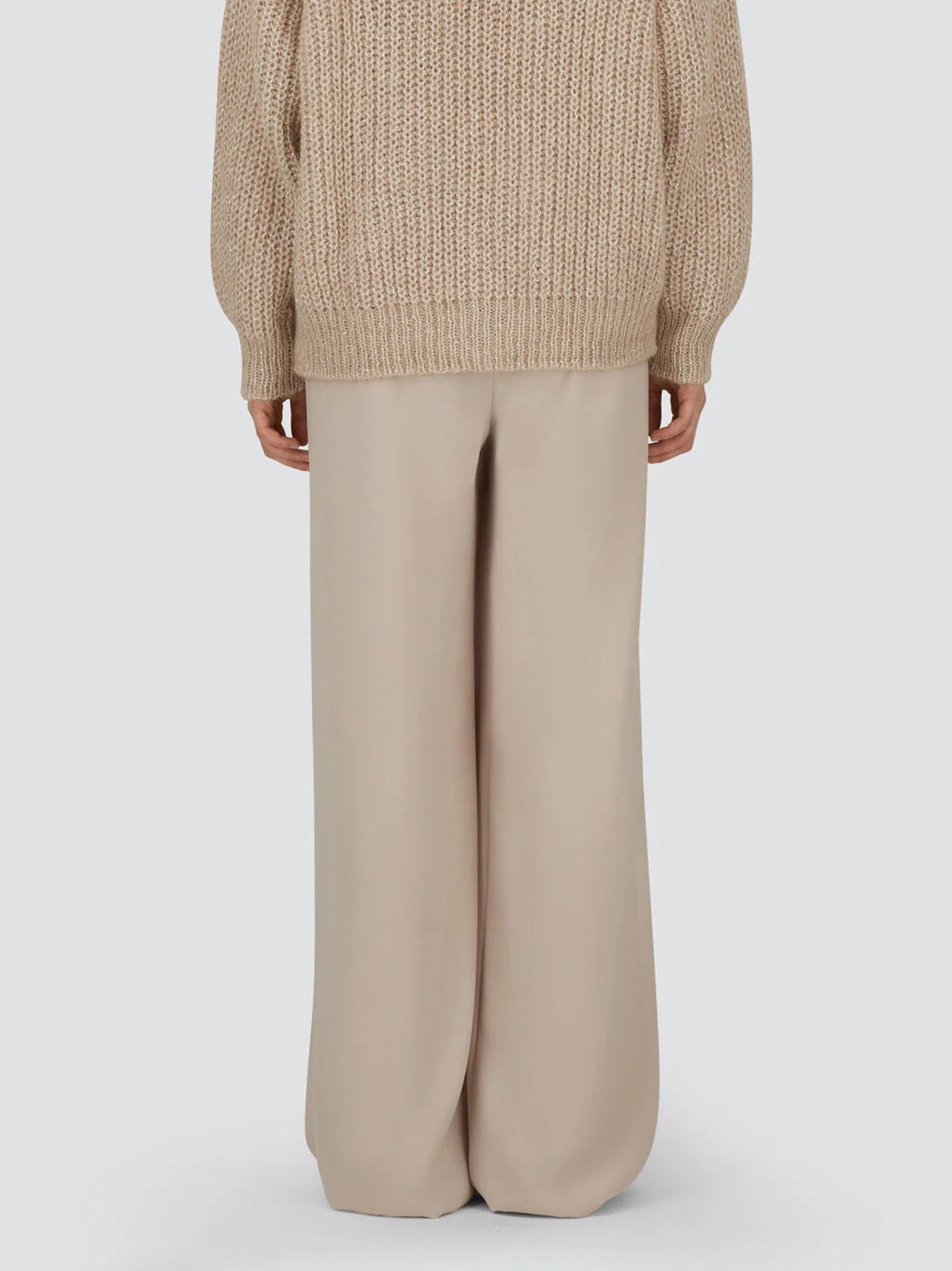 Herno Pantaloni In Matt Crepe Satin-3