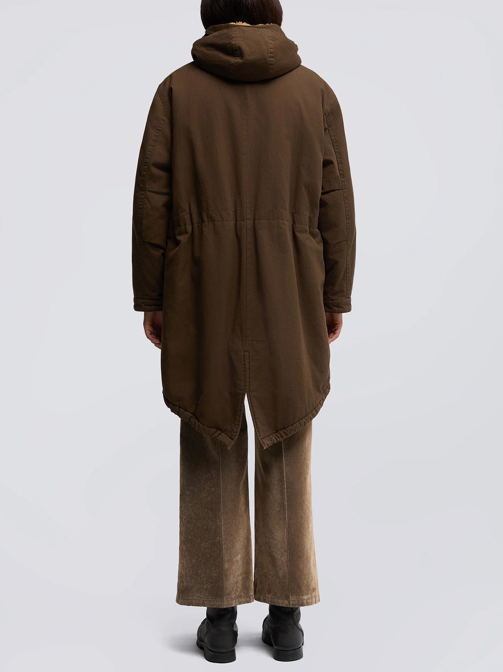 Aspesi Parka Verde Militare-3
