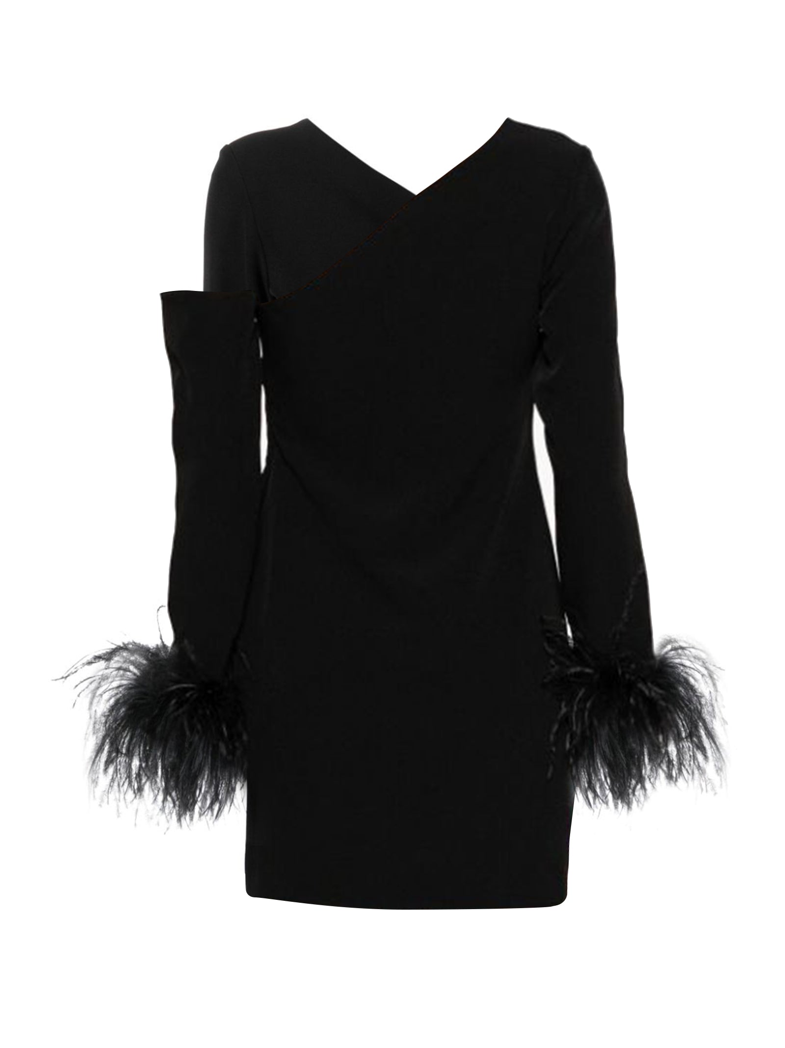 Abito Con Piume-2