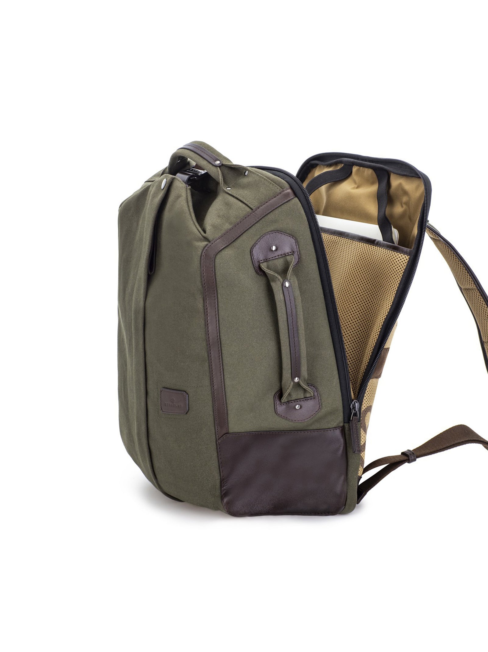 Zaino A Sacco In Canvas E Pelle Baobab Collection-2