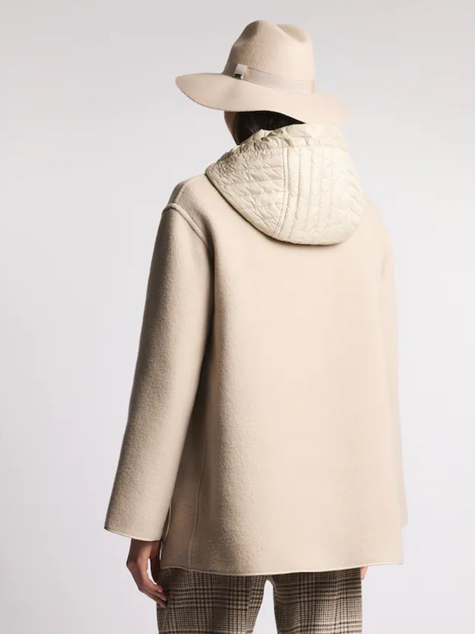 Fay Caban Lana E Cashemere Gancio Beige-3