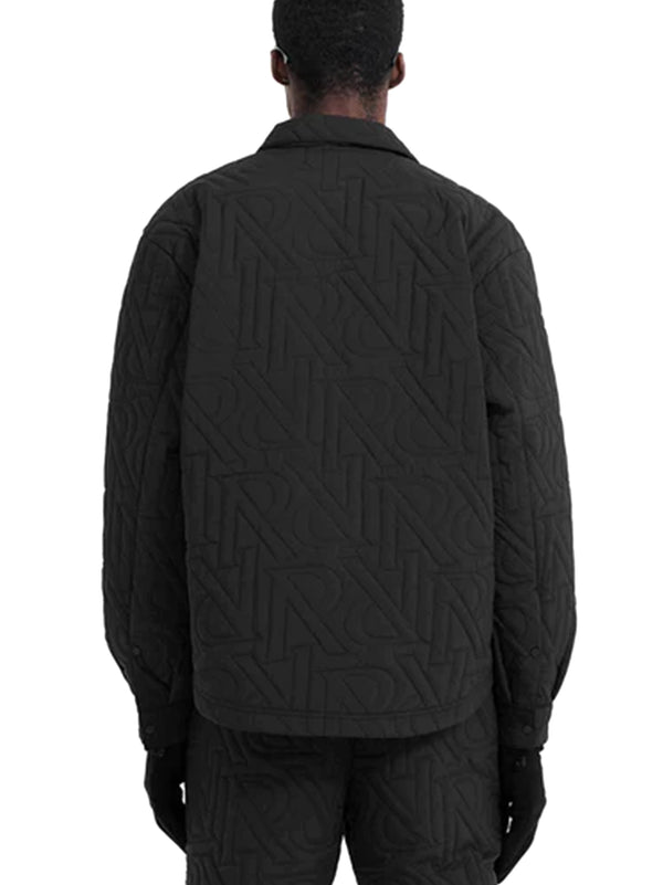 Initial Quilted Overshirt-2