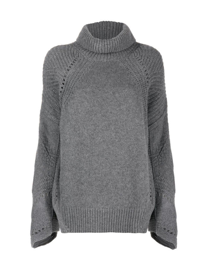 Ls High Neck Sweater-1