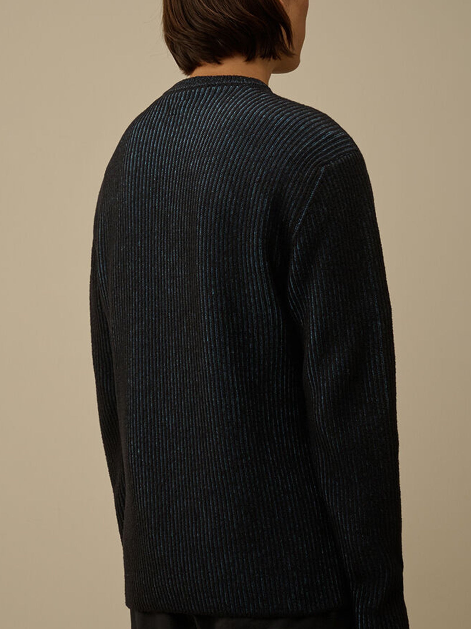 Cp Company Fleece Knit Crewneck Lens Sweater-3