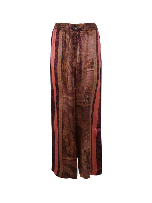 Pantaloni Kamut Palazzo Seta