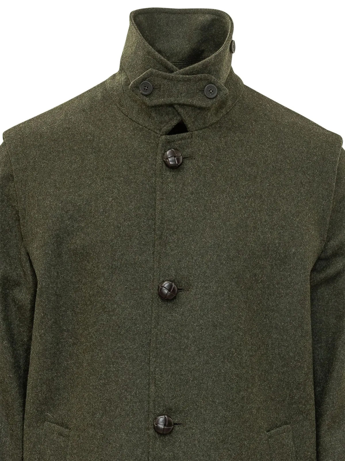 Schneiders Cappotto Alexander Long Coat Loden Men's Verde-3