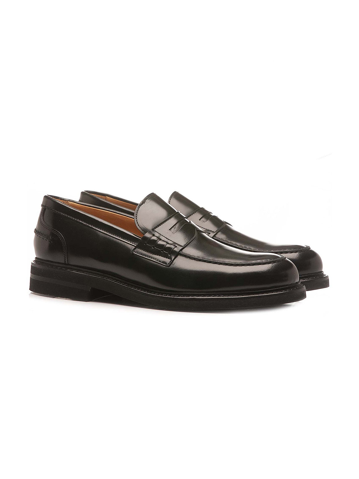 Berwick 1707 Mocassino Antik in pelle nero-2