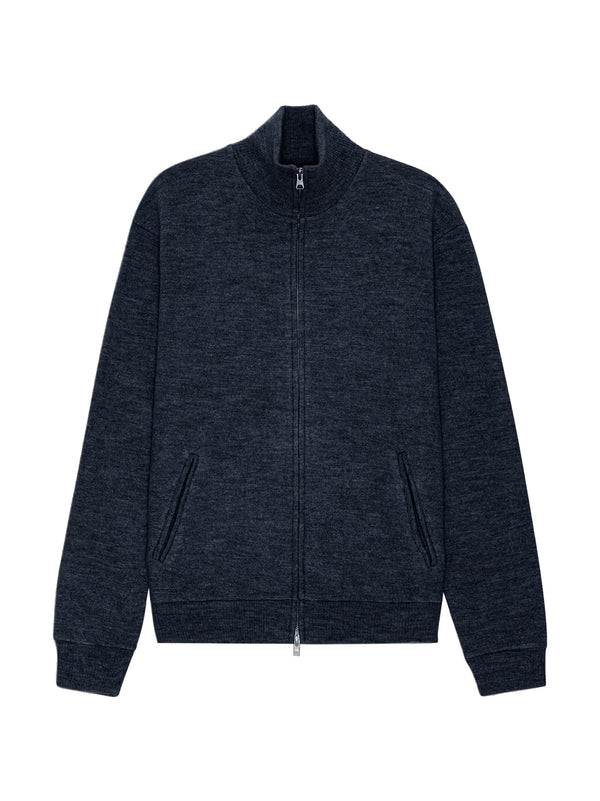 Nn.07 Boiled Full Zip Blue