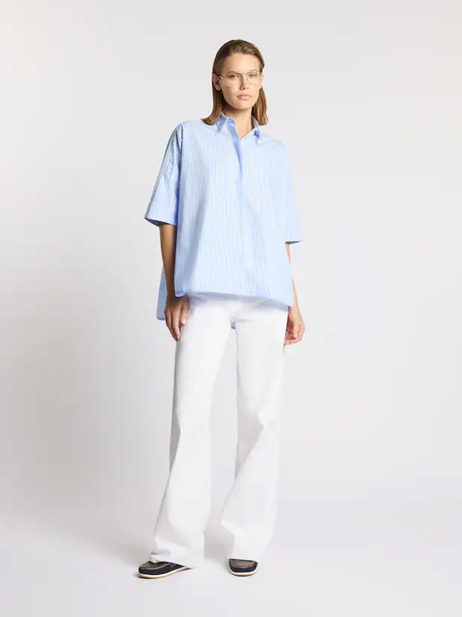 Camicia Comfort Fit In Popeline Stretch-2