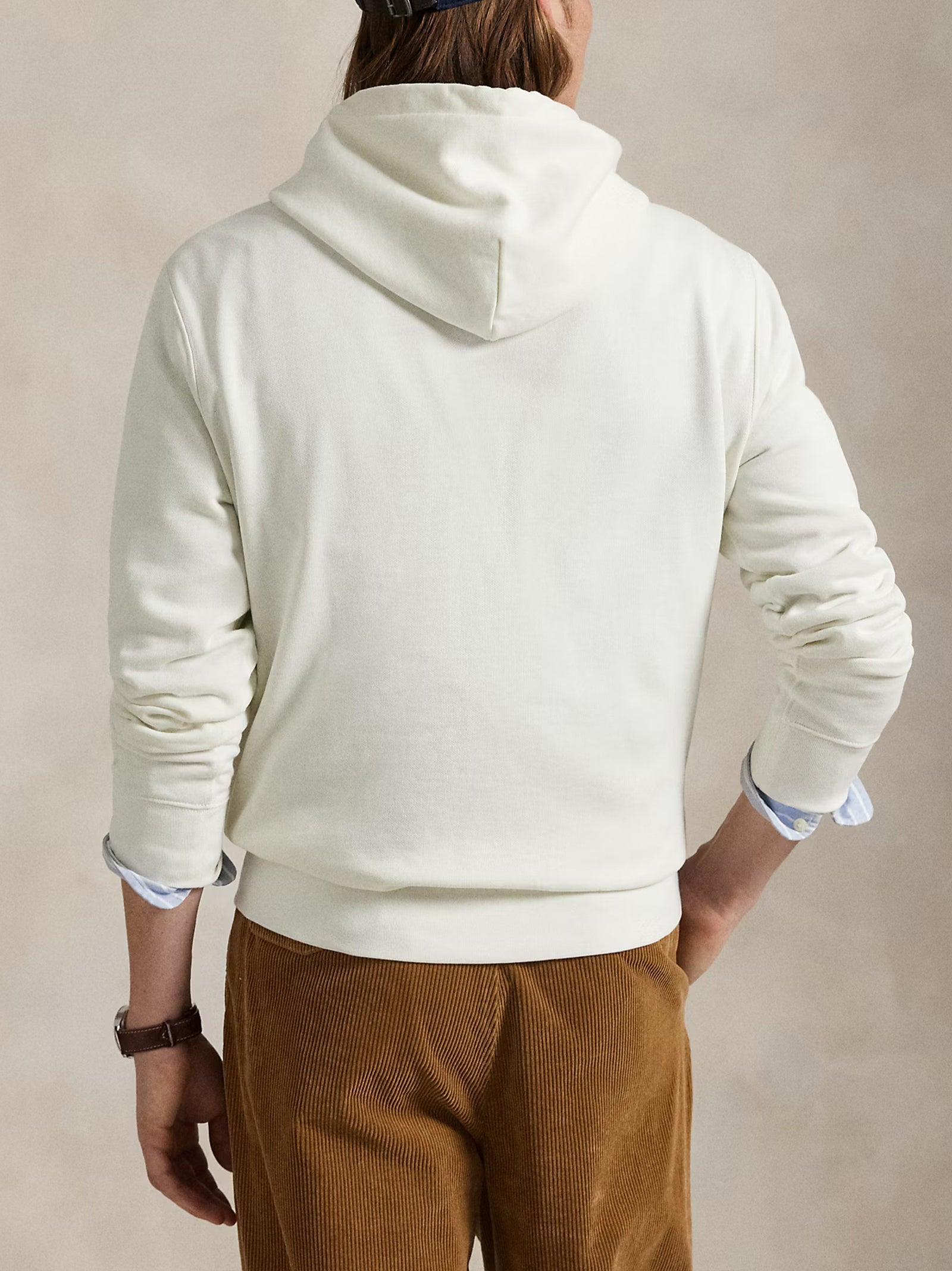 Polo Ralph Lauren Felpa Con Cappuccio Polo Bear Bianco-3