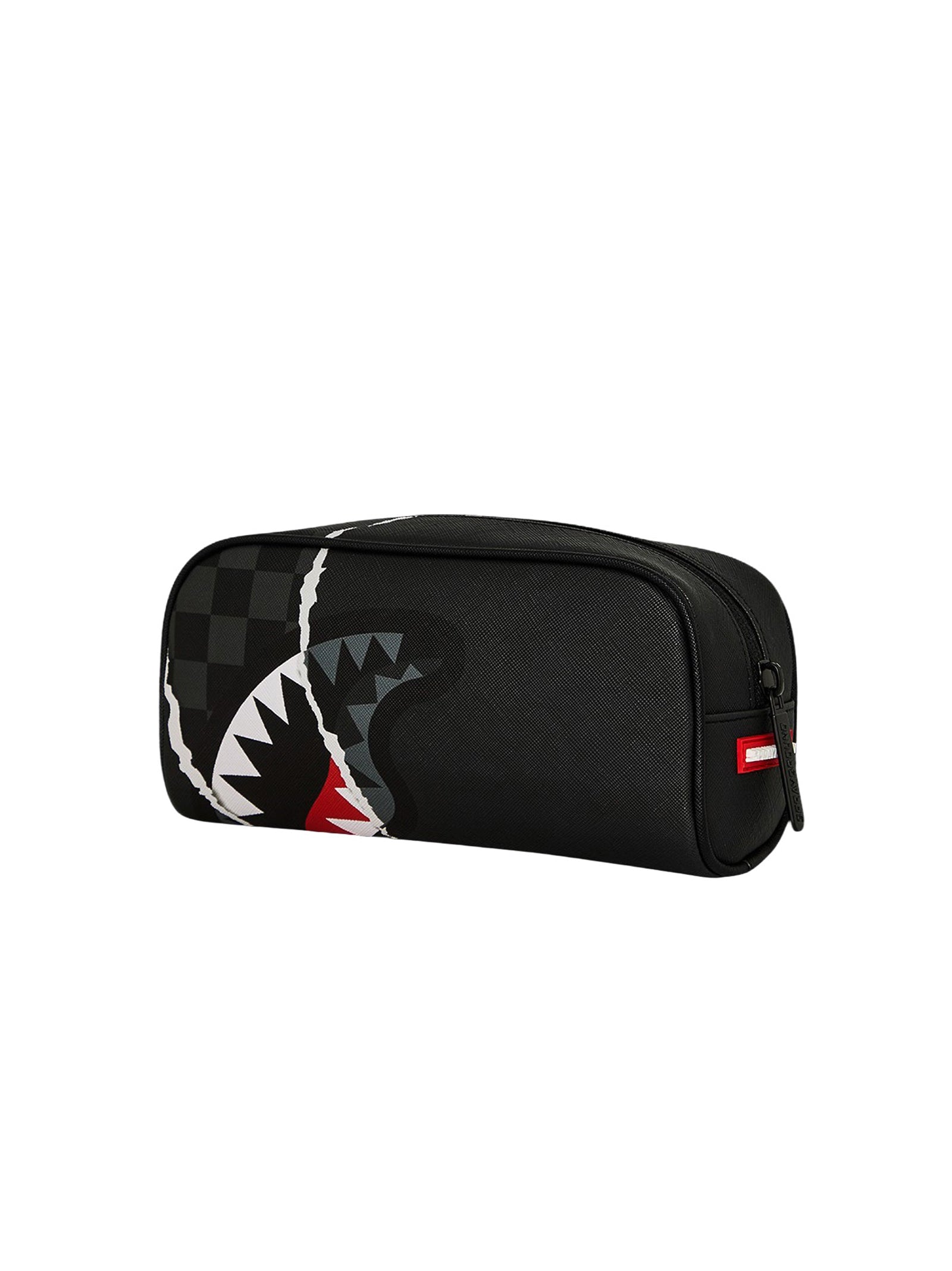 Sprayground Center Rip Revealing Gray Check Pochette-2