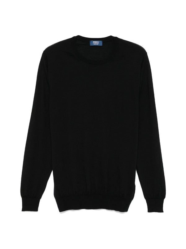MAGLIONE GIROGOLA IN SETA -FEDELI-7UI07119 9