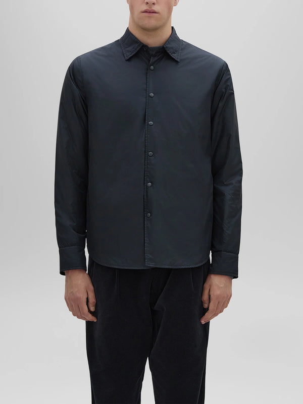 Aspesi Overshirt In Nylon Idrorepellente - Nero-2
