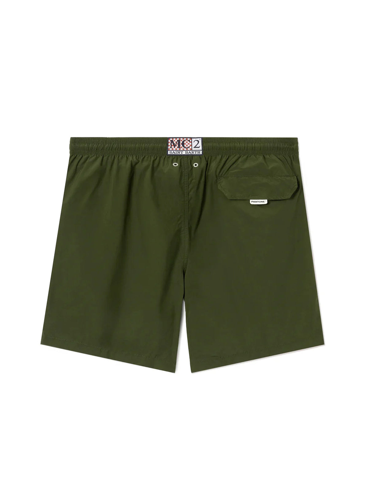 Costume Mare Lighting Pantone Verde Militare Tinta Unita Special Edition-2