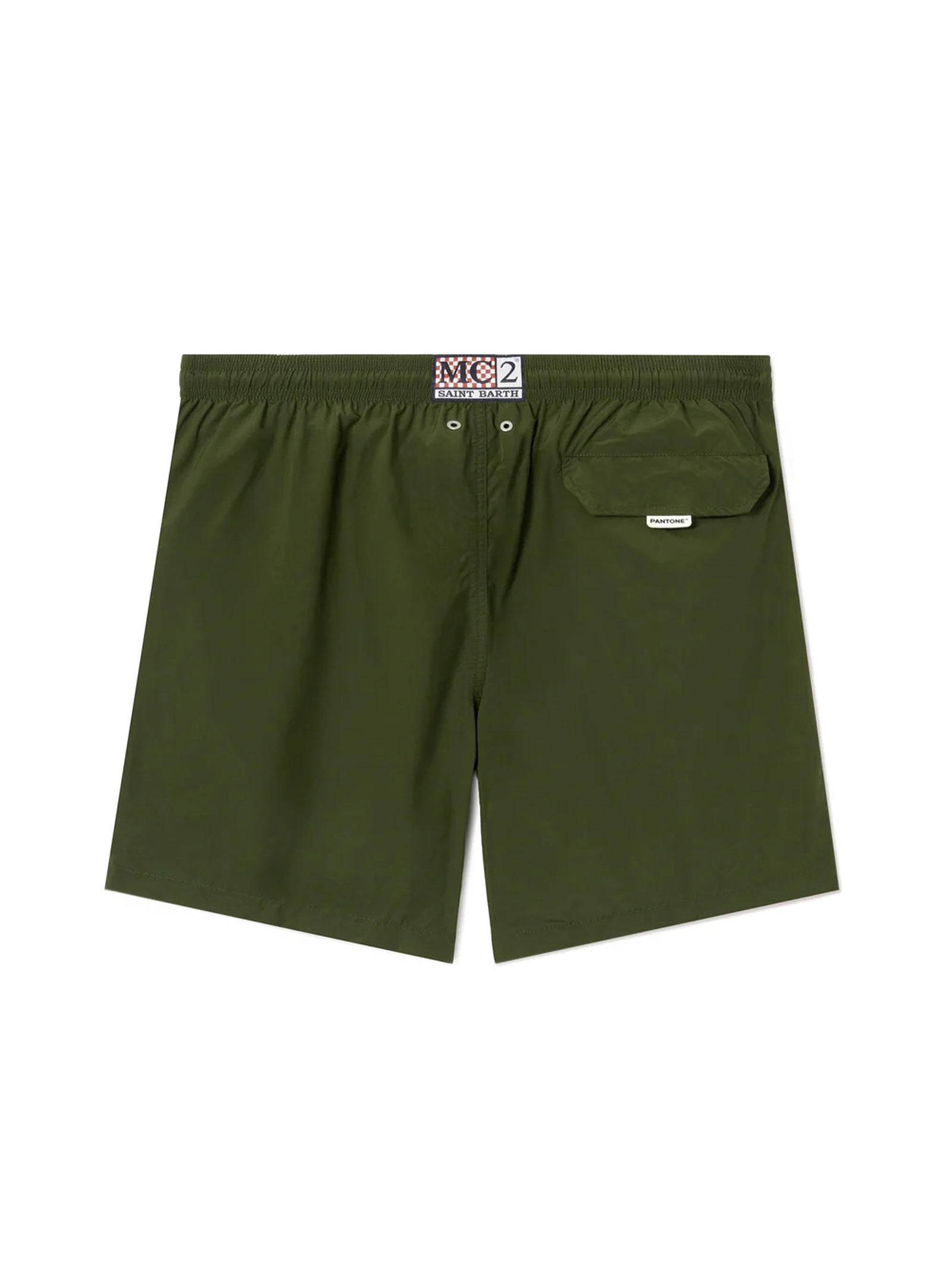 Costume Mare Lighting Pantone Verde Militare Tinta Unita Special Edition-2