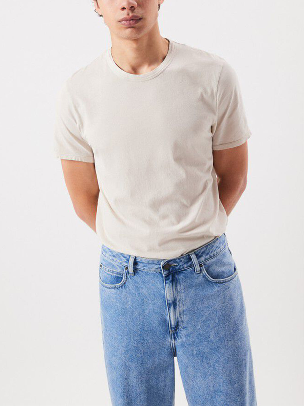 American Vintage T-Shirt Devon Ecru-2