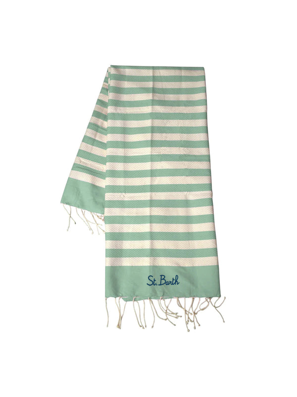 SAINT BARTH TELO MARE RIGATO VERDE CHIARO-SAINT BARTH-FOUT012 07691L
