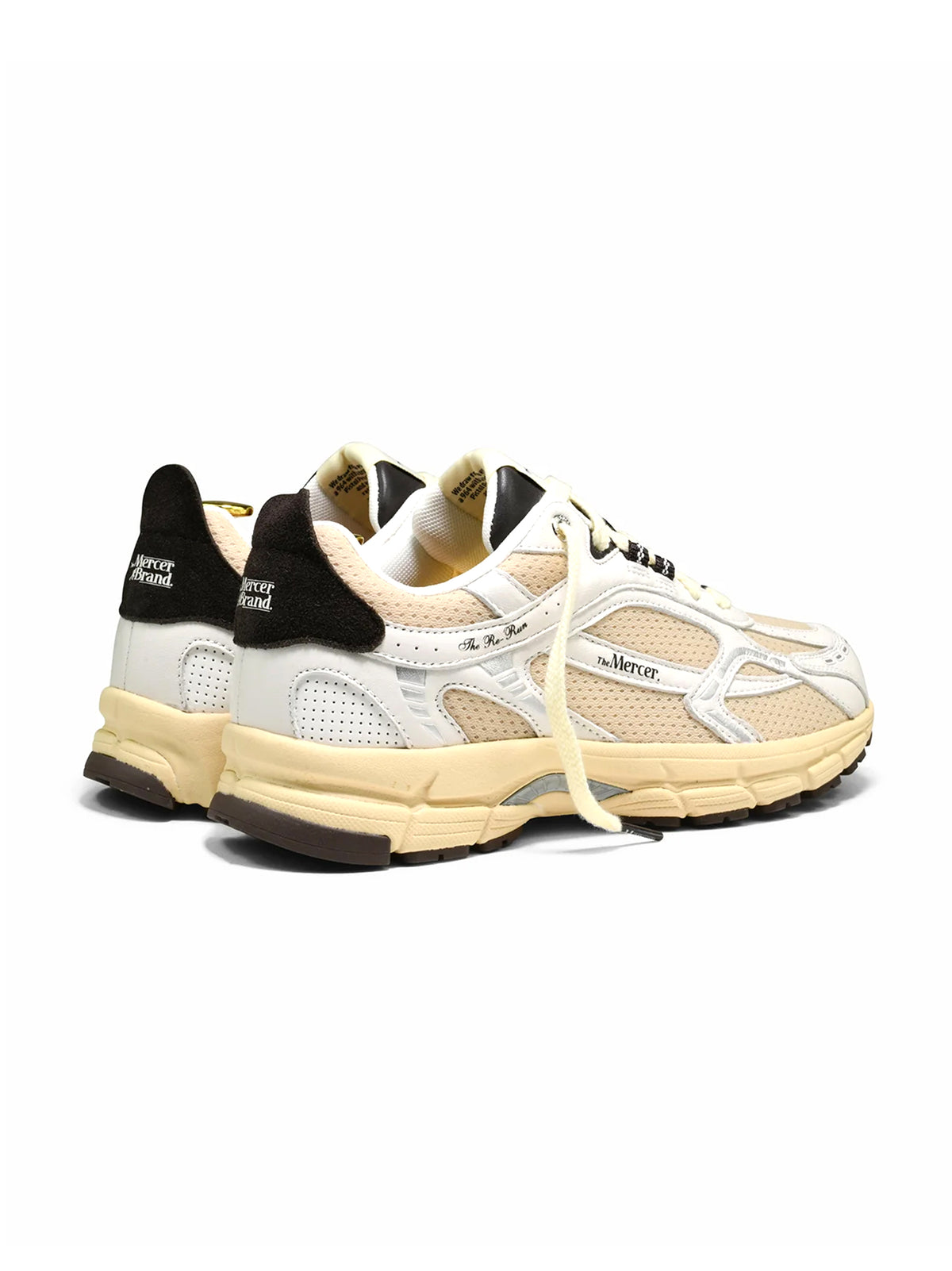 Mercer Sneakers The Re-Run Vintage White Brown-2