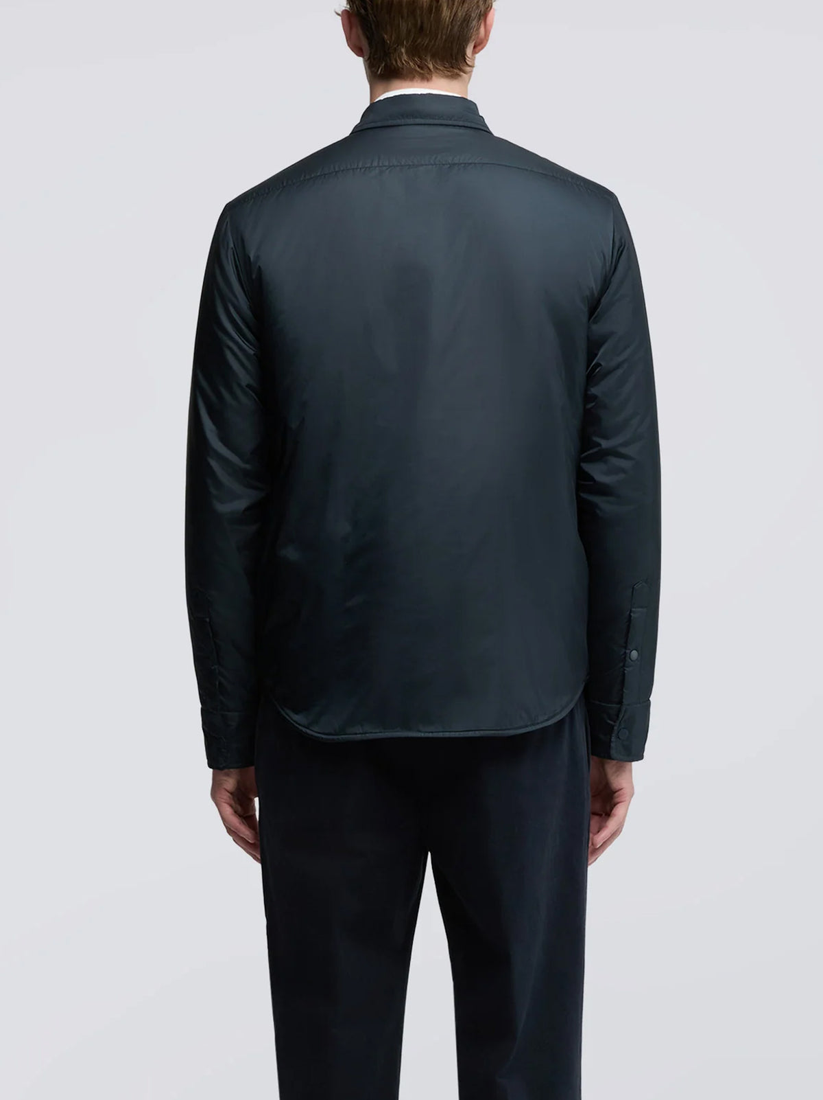 Aspesi Overshirt In Nylon Idrorepellente - Navy-3