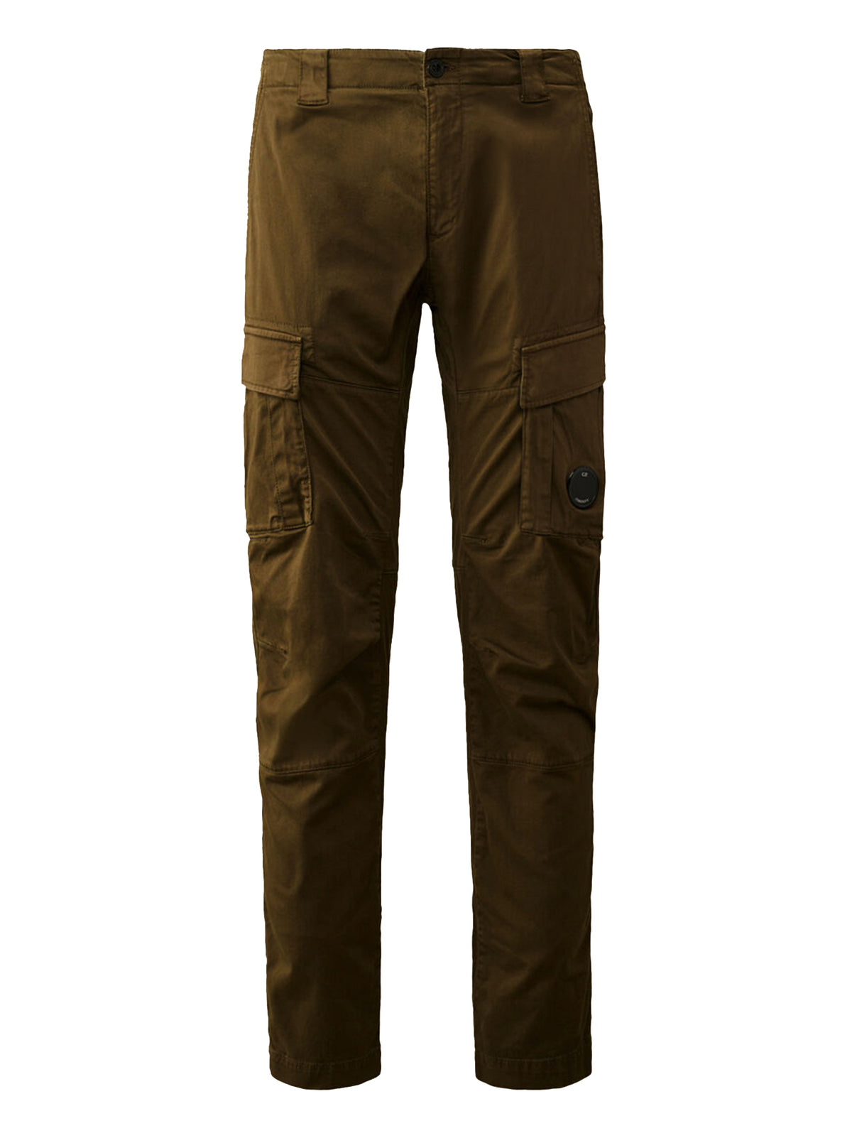 Cp Company Stretch Sateen Ergonomic Lens Cargo Pants Ivy Green-1