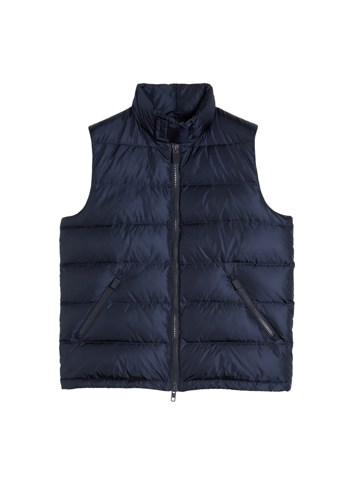 Aspesi Gilet Piuma Slim Re Blue Navy-1