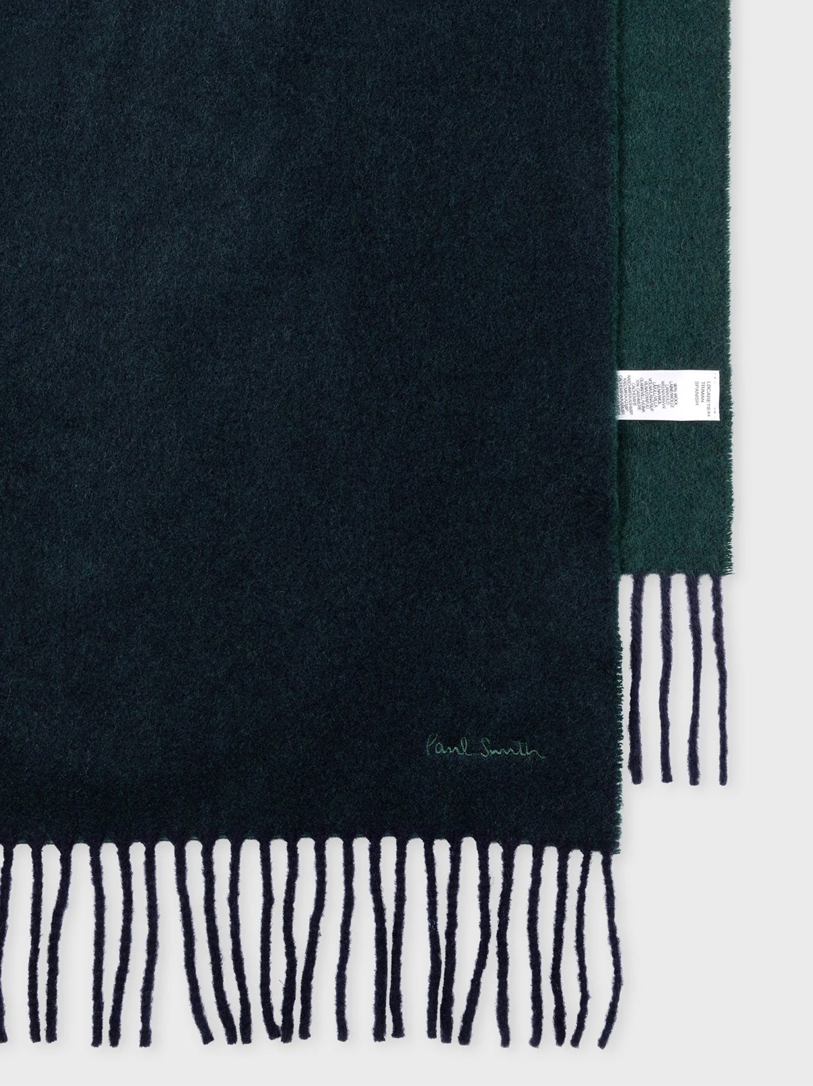 Sciarpa In Lana-Cashmere Con Bordo A Righe-3