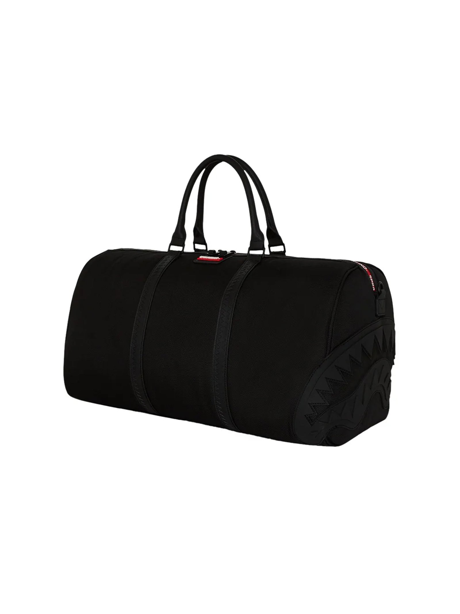 Borsone Sprayground Printed Zipper Shark Duffle Nero-2