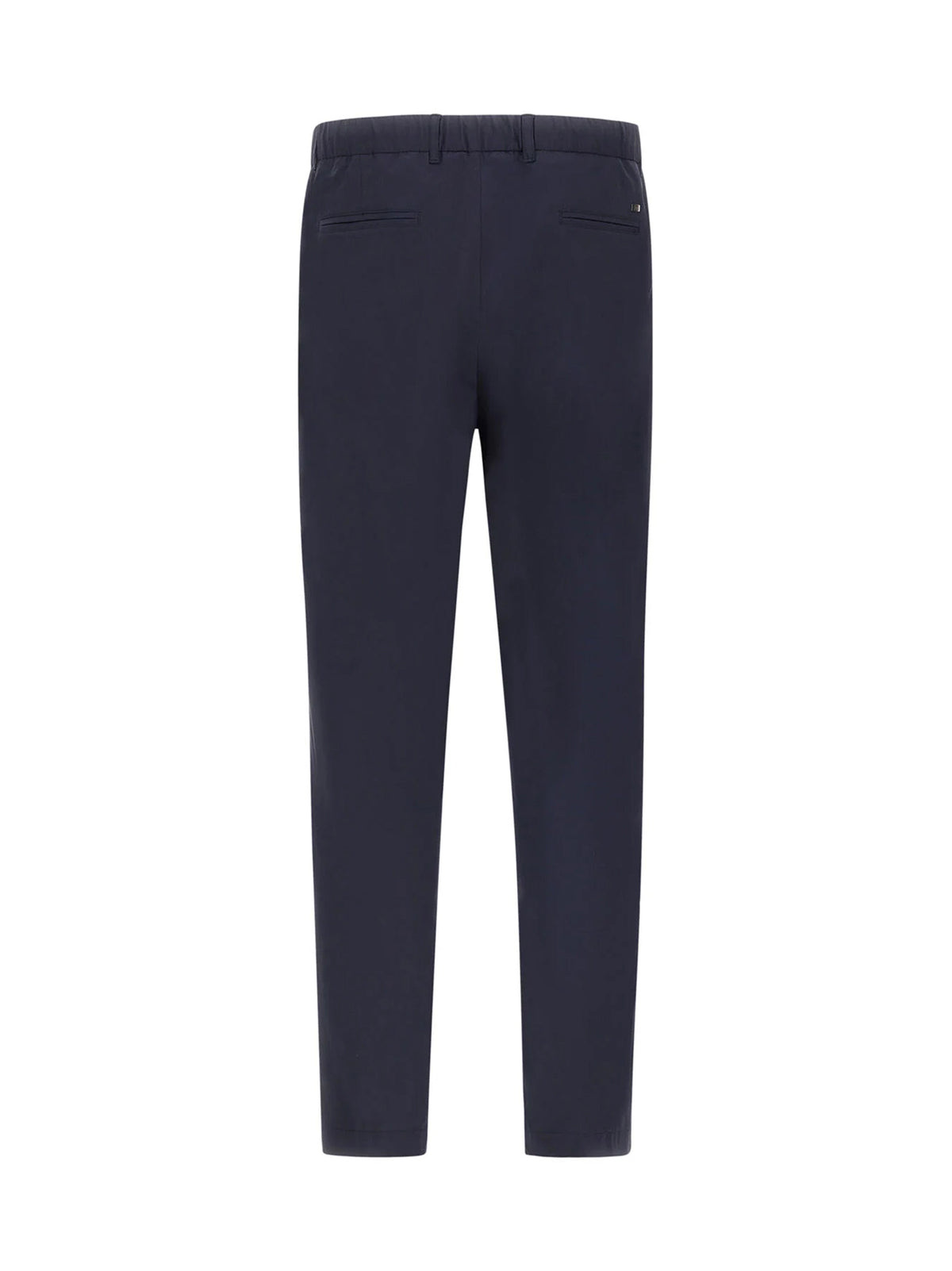 Herno Pantaloni Resort In Micromodal Stretch Blu-2
