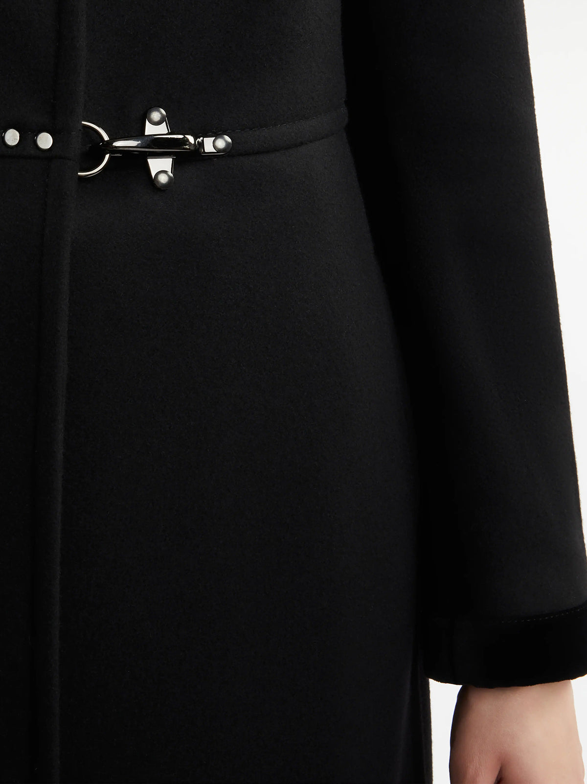 Fay Cappotto Virginia 3 Ganci nero-4