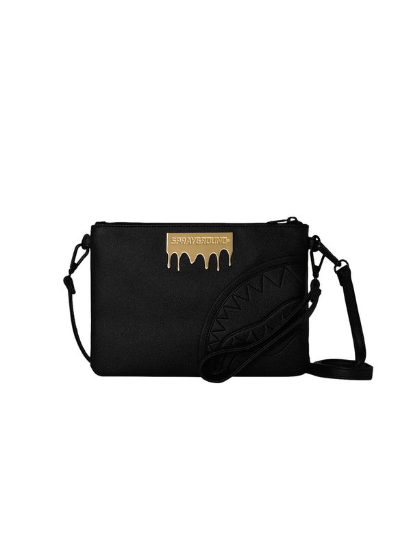 Gold Brick Lux Crossbody Pouchette di SPRAYGROUND - unisex nero
