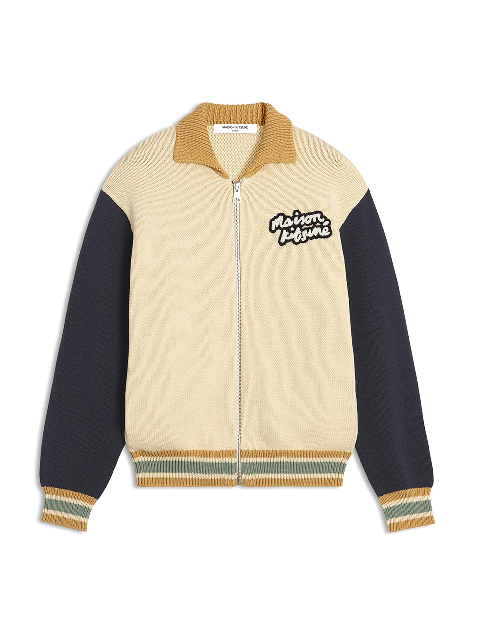 Knitted College Blouson-1