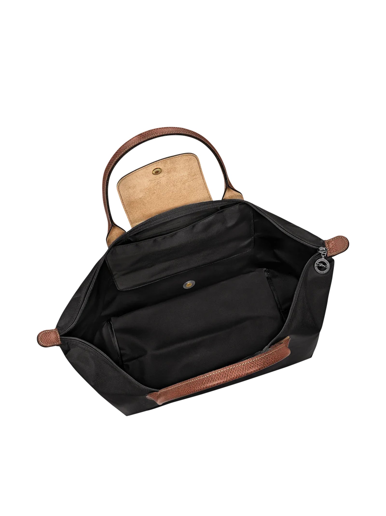 Longchamp Paris Borsa Con Manico L Le Pliage Original Nera-4