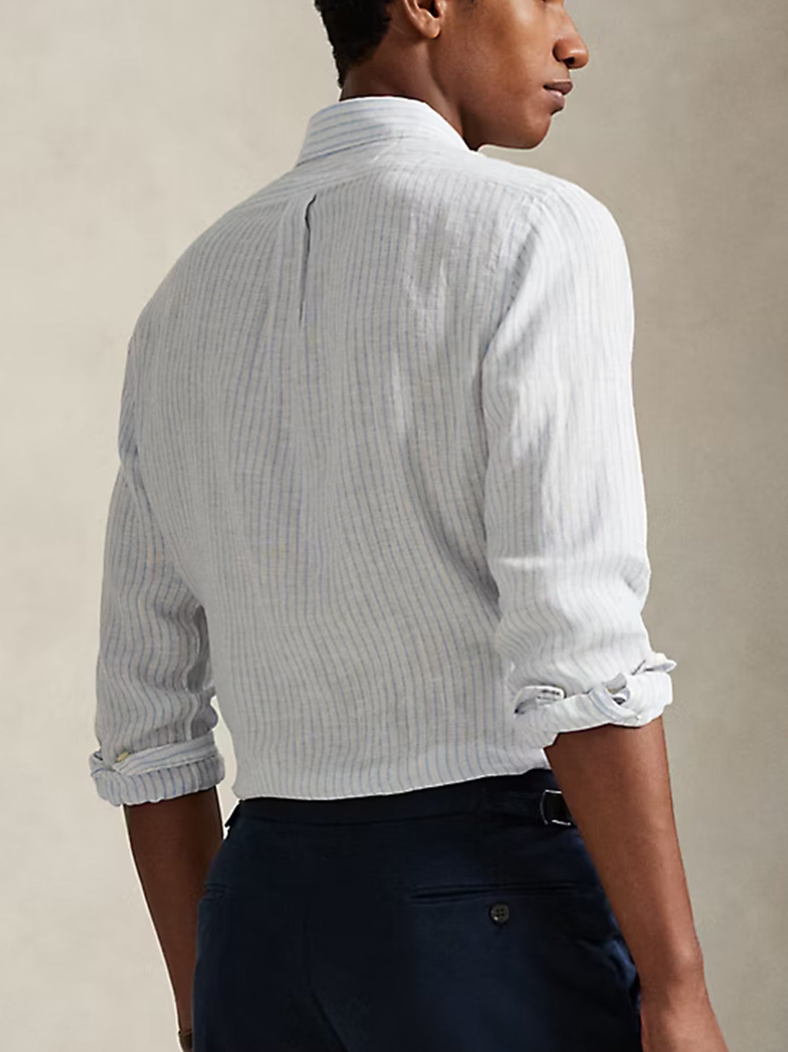 Polo Ralph Lauren Camicia Lino Rigata-3