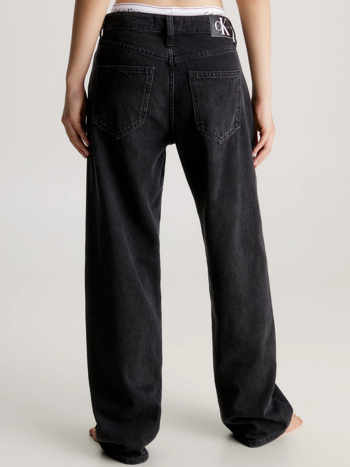 Calvin Klein Jeans 90s Straight nero-3