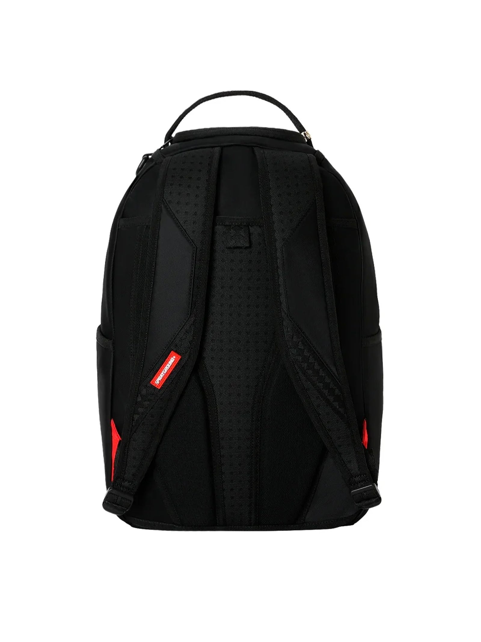 Sprayground Shark Central Blacked Out Embossed Nylon Backpack Nero-3