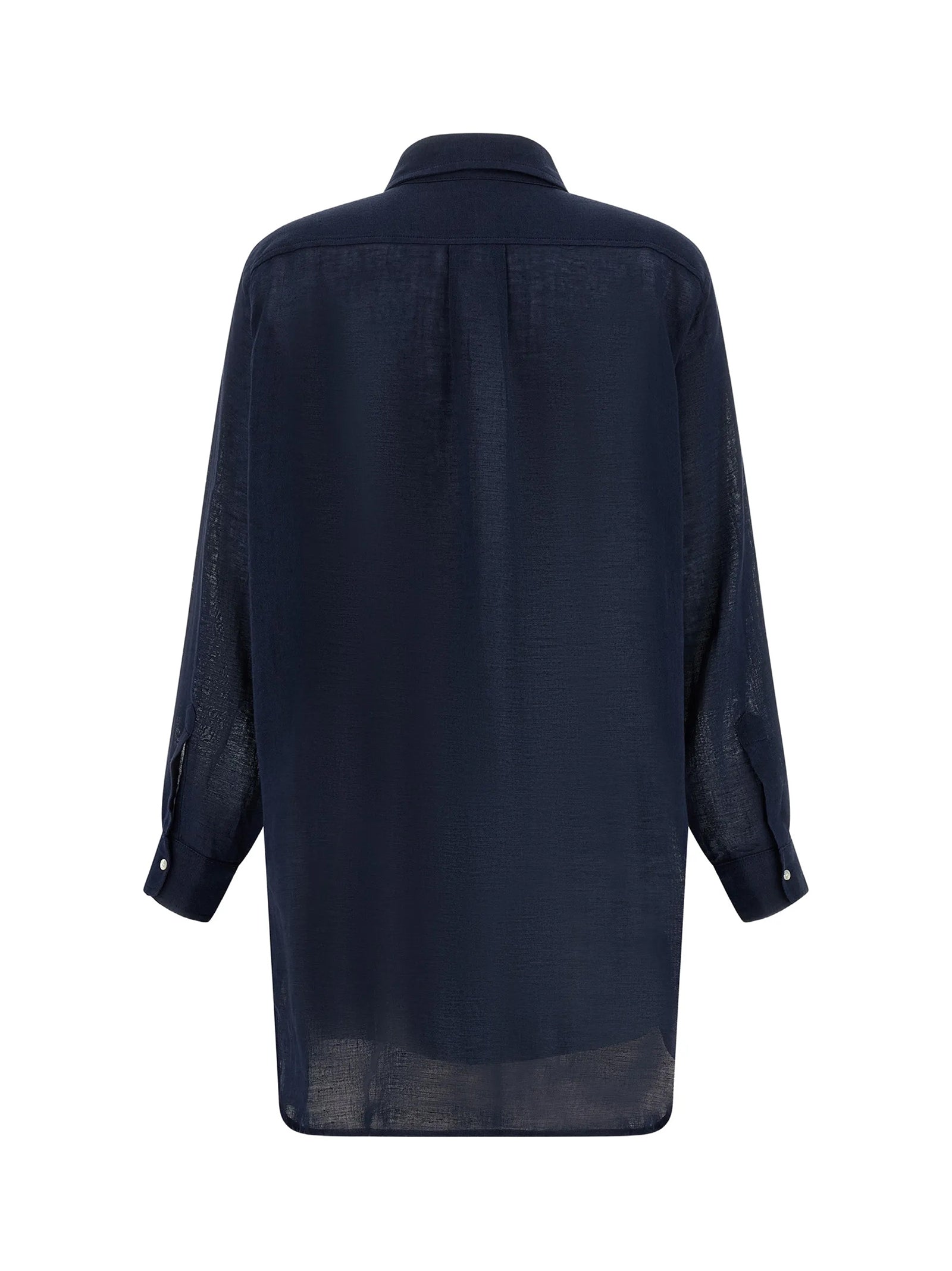 Polo Ralph Lauren Beachwear Camicione Cover Navy Blu-2