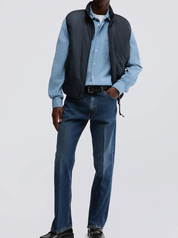 Aspesi Gilet Jil In Tessuto Tecnico - Navy-2