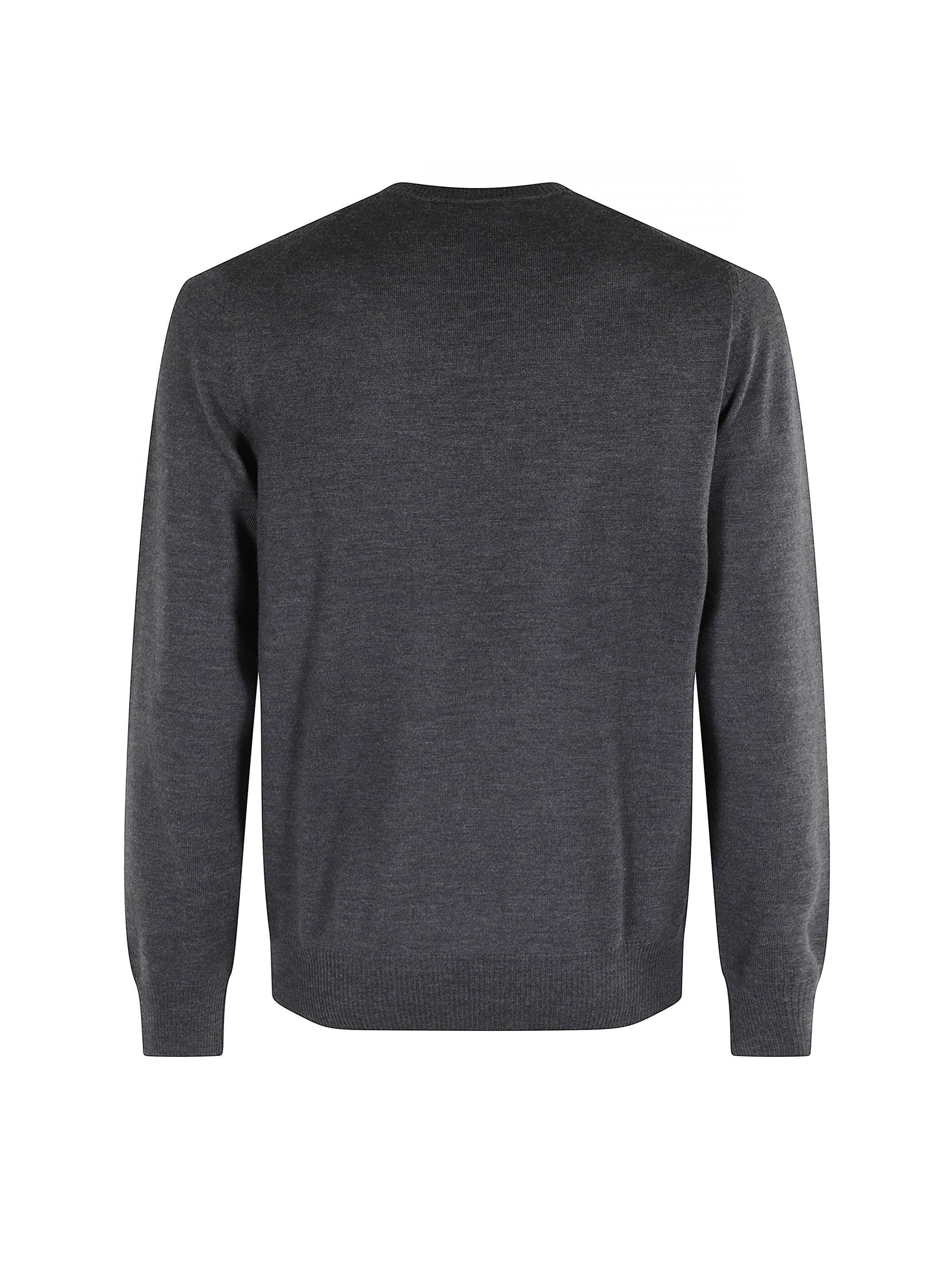 Fay Maglia Girocollo Lana Antracite-2