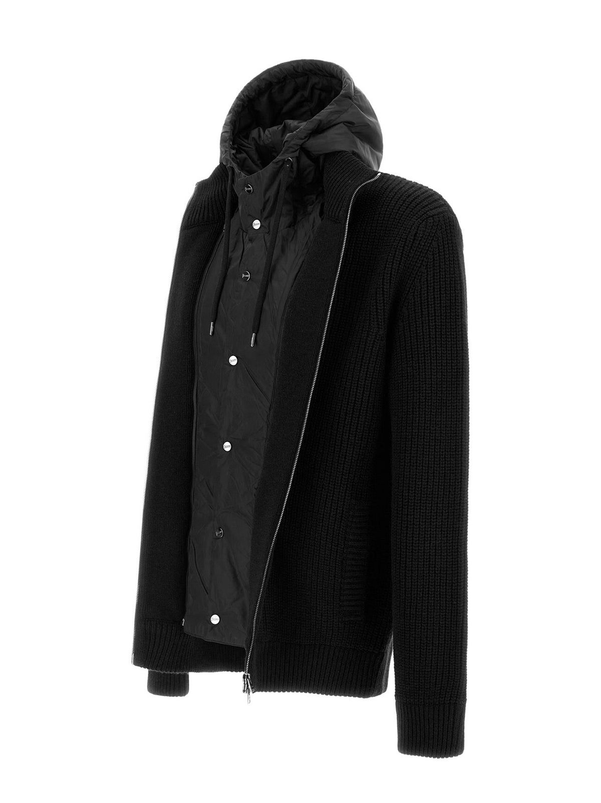 Herno Giacca In Lana Merino A Coste-3