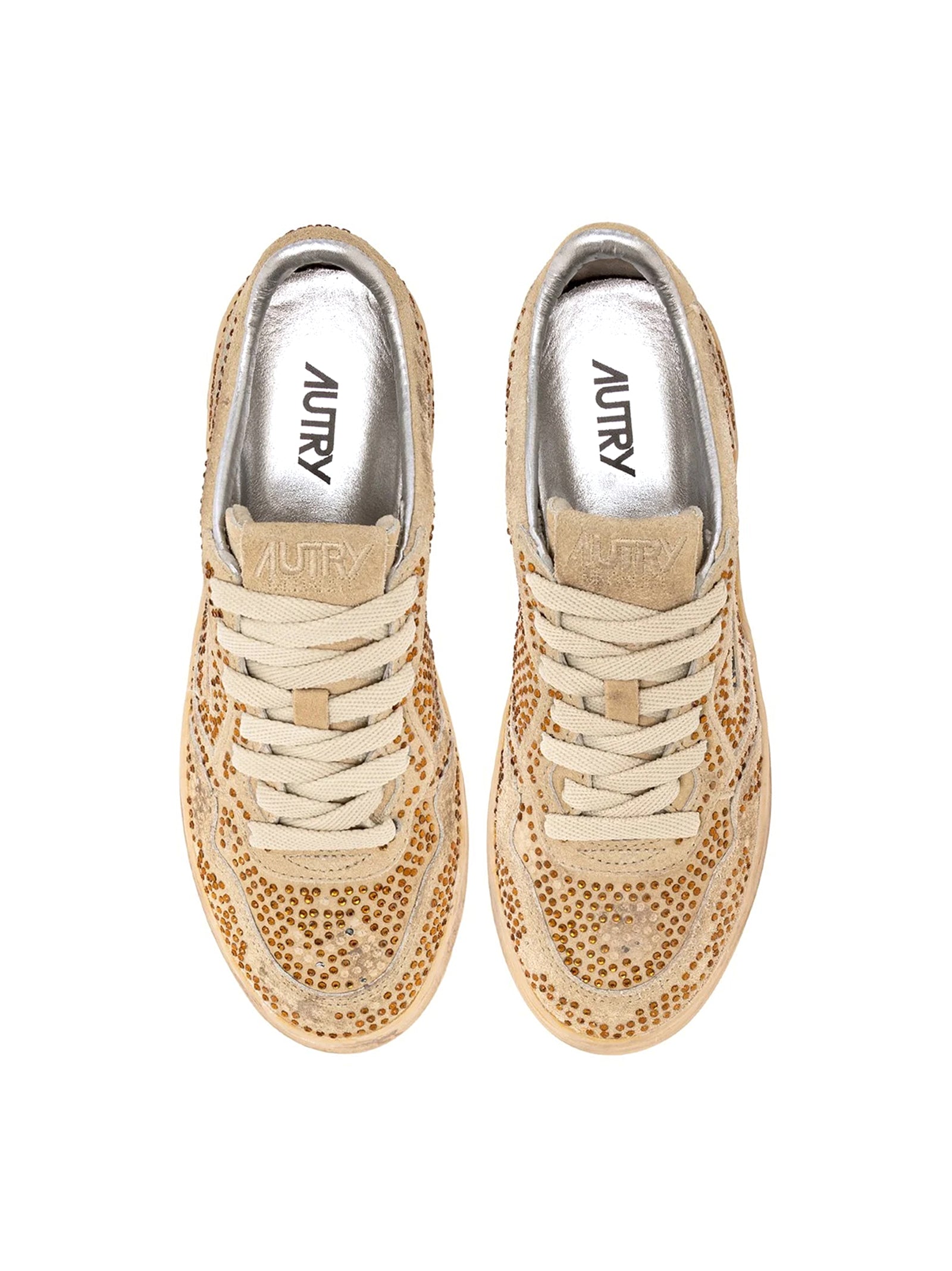 Autry Sneakers Medalist Low Wom Strass-4