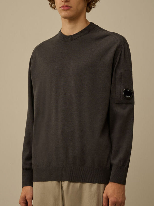 Cp Company Extrafine Merino Wool Crew Neck Sweater-2