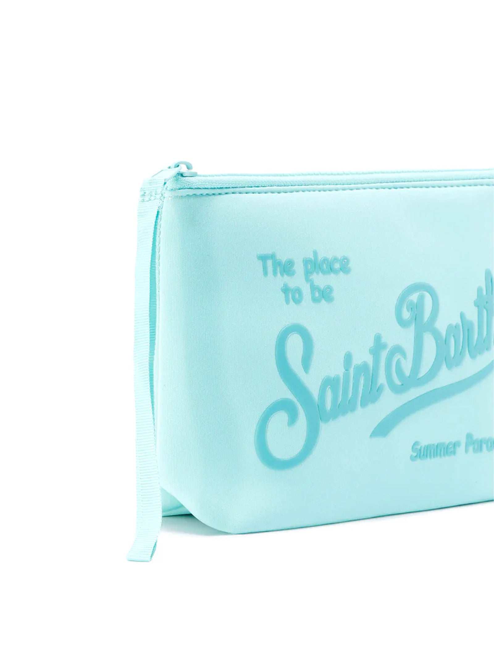Saint Barth Pochette Aline Verde Acqua-2