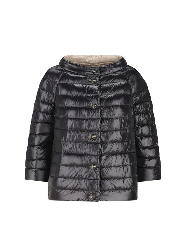 Cappa Reversibile Ultralight di HERNO - donna nero chantilly