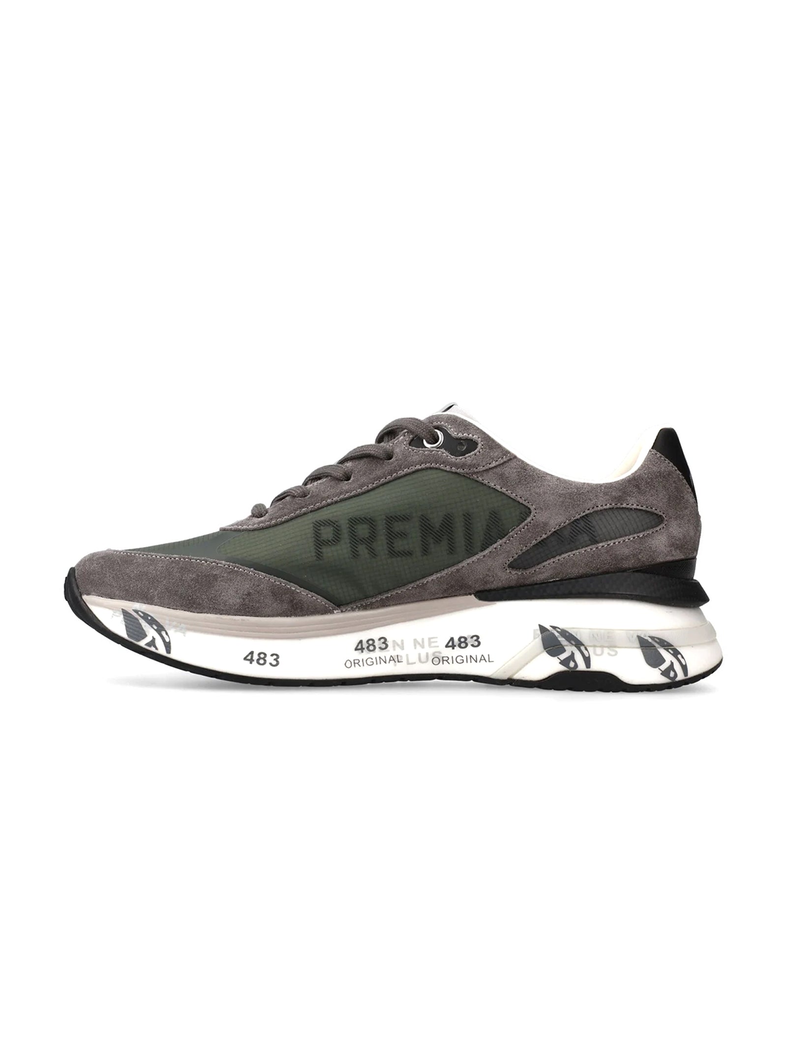 Premiata Sneakers  Moerunvar 7106 Dark Grey/Military Green-2