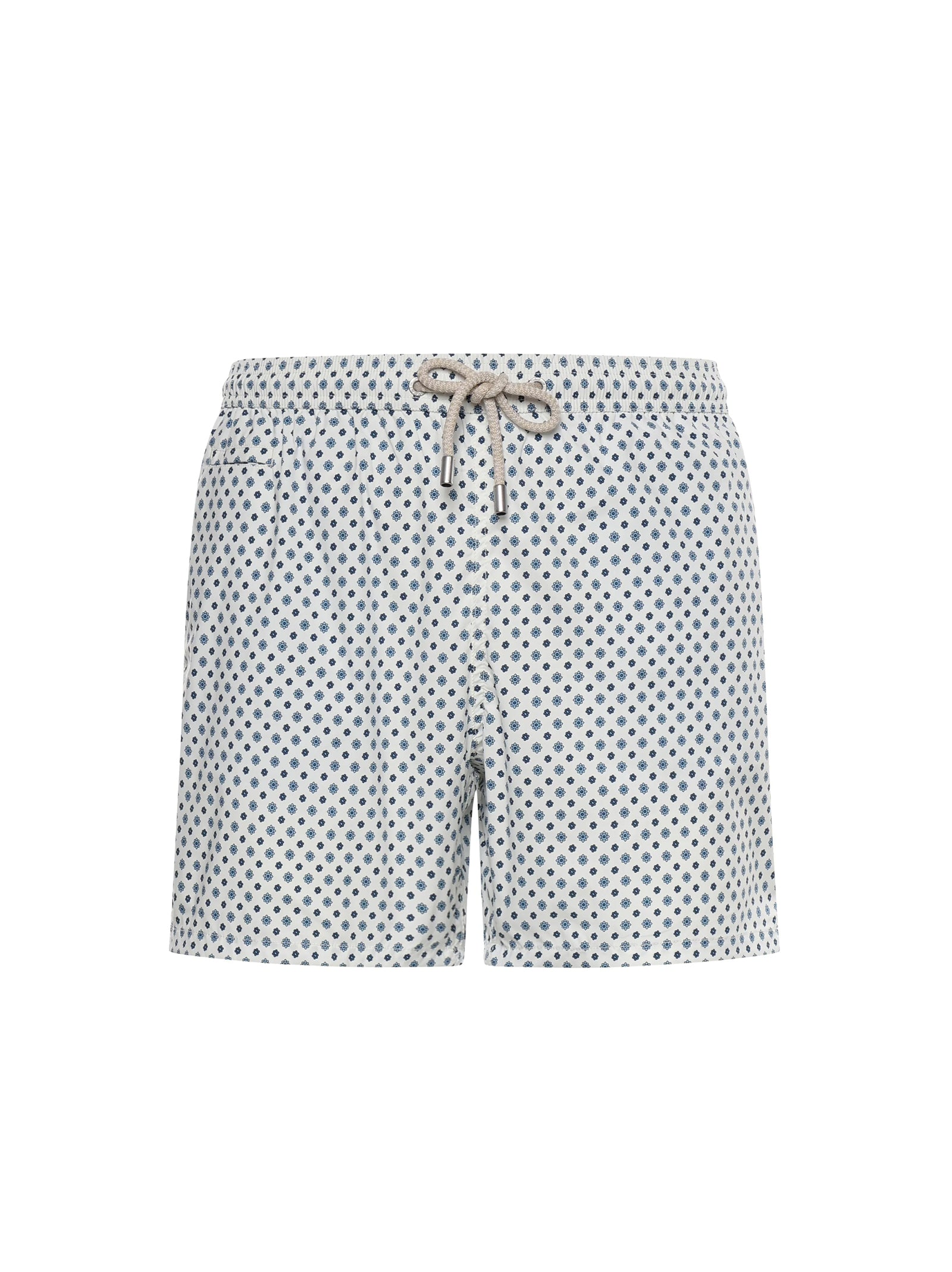Saint Barth Boxer Mare Swimshort Dew Tie Bianco-1