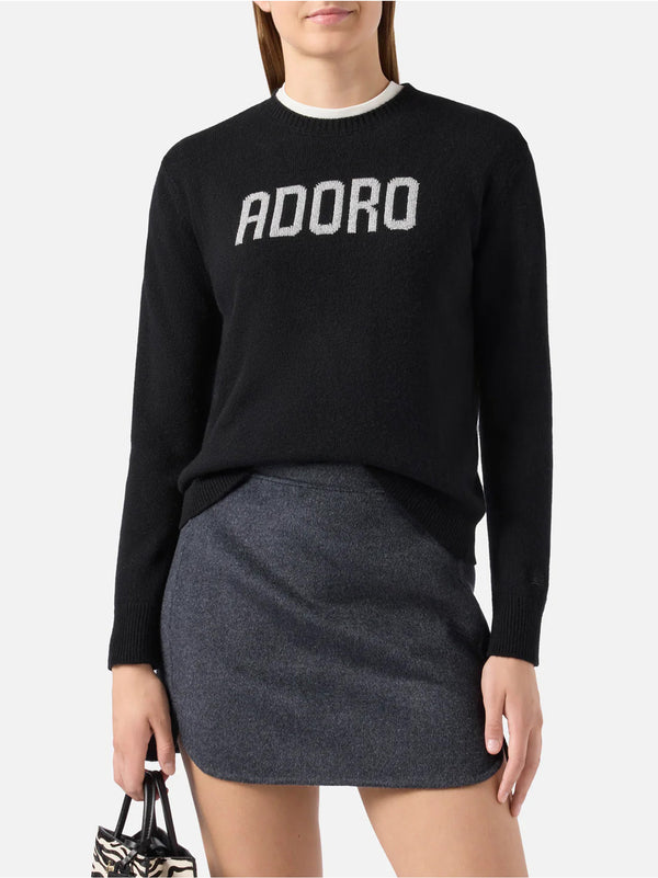 Saint Barth Maglia Girocollo Adoro Nera-2