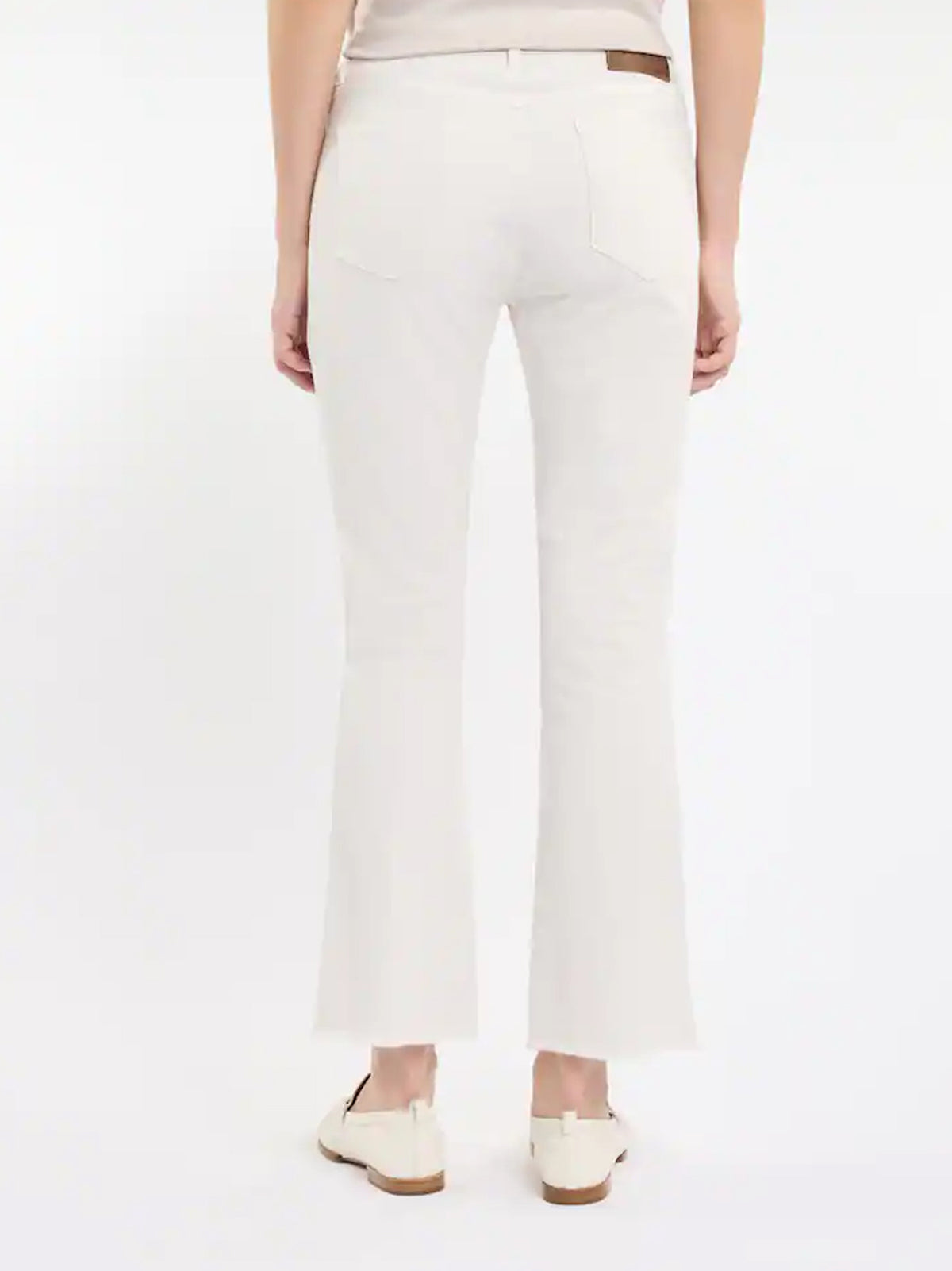 Pantaloni 5 Tasche In Cotone Stretch-3