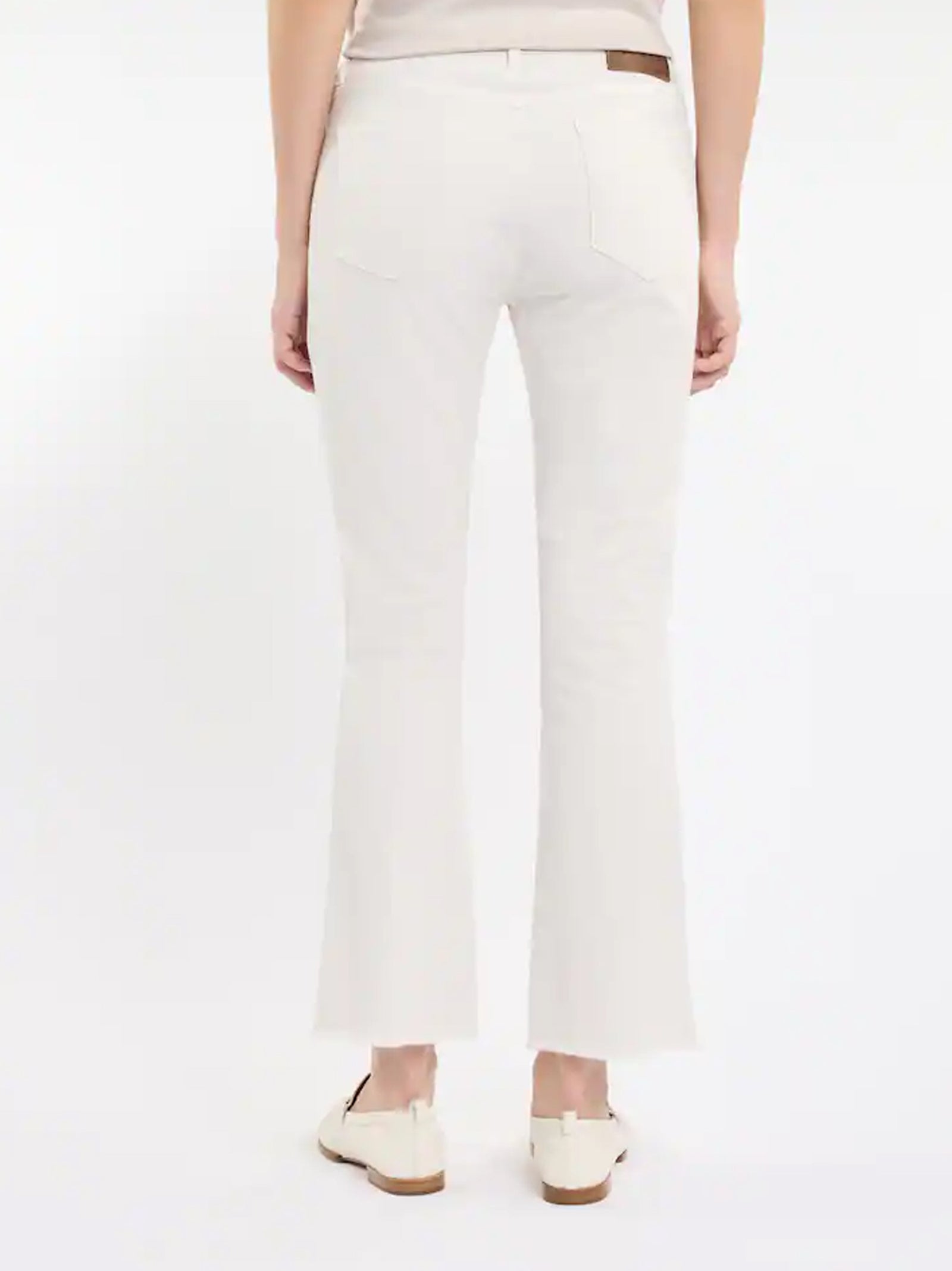 Pantaloni 5 Tasche In Cotone Stretch-3