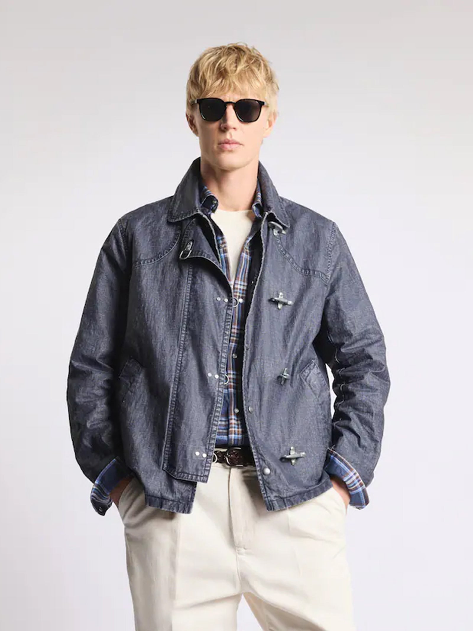 4 Ganci In Tela Di Lino DÉLavé Fay Archive-5